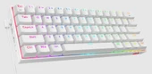 REDRAGON K530W-RGB-PRO RGB BROWN SWITCH KABLOSUZ MEKANİK Q GAMİNG KLAVYE BEYAZ - 4