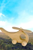 Ahşap Oyuncak Helikopter - 1