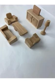 Ahşap Oyuncak Oturma Odası - 4