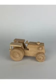 Ahşap Römorklu Oyuncak Traktör thumbnail 5