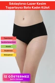 İz Göstermeyen Toparlayıcı Kaymaz Toparlayıcı Sıkılaştırıcı Lazer Kesim Toparlayıcı Bato Kadın Külot - 1