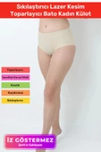 İz Göstermeyen Toparlayıcı Kaymaz Toparlayıcı Sıkılaştırıcı Lazer Kesim Toparlayıcı Bato Kadın Külot - 1