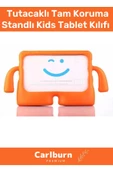 Özel Üretim Apple Ipad 7. 8. 9. Nesil 10.2 Inç Yumuşak Dokulu Tutacaklı Tam Koruma Standlı Kids - 1