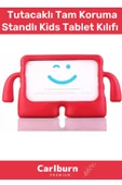 Özel Üretim Apple Ipad 7. 8. 9. Nesil 10.2 Inç Yumuşak Dokulu Tutacaklı Tam Koruma Standlı Kids - 1