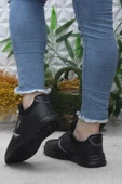 Fort Row Luna Siyah Rahat Hafif Sneaker Kadın Spor Ayakkabı - 4