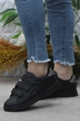 Fort Row Milena Siyah Füme Rahat Hafif Sneaker Çırtlı Spor Ayakkabı - 3