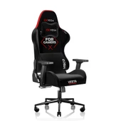 EXVEGA Vesta 2024 Serisi Kırmızı/Siyah Dokuma Kumaş Profesyonel Gaming Oyuncu Koltuğu thumbnail 2