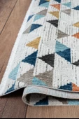 Konfor Cashmere 8603 El Dokuma Örgü Renkli Yolluk Halı - 3