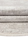 Konfor Jasmine 1452 Oval Krem Bej Modern Dokuma Saçaklı Halı Mutfak Salon Oturma Odası Halısı - 3