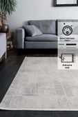 Konfor Parla 5785 Kadife İplikli Salon Mutfak Oturma Odası Halısı Modern Dokuma Halı - 1