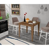ARTEMİS YEMEK MASASI CEVİZ 70 X 70 - 1