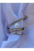 İnci Model Kıkırdak Küpesi Ear Cuff Silver Renkli - 3