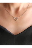 Kalpli Düğüm Loop Silver Gümüş Renkli Kolye - 3