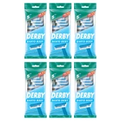 Derby Banyo 5 li Poşet Tıraş Bıçağı x 6 Adet - 1