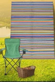 Savana 8802 Plaj Kamp Piknik Bahçe Halısı Balkon Teras Hasır Mat Savan Halı - 1