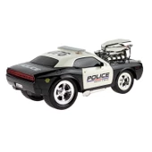1:16 Ölçek Uzaktan Kumandalı Klasik Araba Super Polis Chewy Mavi - 3