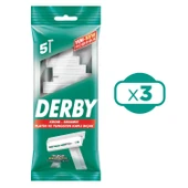 Derby Tek Bıçaklı 5 li Poşet x 3 Adet - 2