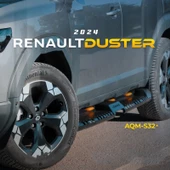 Renault Duster 2024 Model Uyumlu Off-Road Yan Basamak Seti AQM4WD M-32 - 2