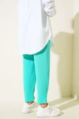 Paça Çıtçıtlı Pantolon Neon Yeşil - 3