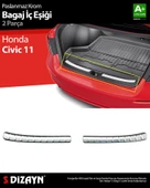 S-Dizayn Honda Civic 11 Krom Bagaj İç Eşiği 2 Parça 2021 Üzeri - 1