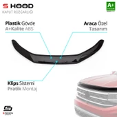 S-Dizayn Nissan Uyumlu Qashqai ABS Plastik Kaput Rüzgarlığı 2016 Üzeri A+Kalite Parça - 1
