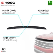 kswagen Tiguan Uyumlu ABS Plastik Kaput Rüzgarlığı 2016 Üzeri A+Kalite Parça - 1