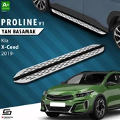 S-Dizayn Kia XCeed OEM Still Pro V1 Aluminyum Yan Basamak 183 Cm 2019 Üzeri - 1