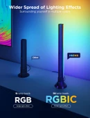 Govee TV Arkası Led Şerit Aydınlatma + 2'li Aydınlatma Bar + Tv ile Renk Senkronizasyon 55-65 inç Tüm TV'ler Uyumludur - 5
