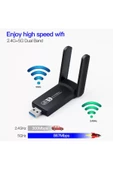 Ac1200 Wifi 5G 1200mbps 802.11ac Usb Wireless Adaptör - 2