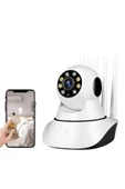 Bebek Ve Güvenlik Kamerası 5 Antenli Ip Kamera Full Hd Sesli Ve Görüntülü Izleme - 1