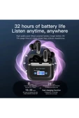 V8 Bluetooth 5.3 Kablosuz Ekranlı Şarj Kutusu ANC Hifi Ses Kalitesi Kulaklık - 3