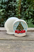2D Kar Küresi Noel Ağacı Desenli Silikon Mum Kalıbı - 2
