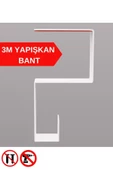 Risingmaber Beyaz Metal Yapışkanlı 4lü Kulaklık Standı, Metal Kulaklık Tutucu, Oyuncu Kulaklık Standı MT108BD - 7