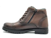 Geppetto İçi Yünlü Kauçuk Taban Hakiki Deri Bağcıklı Erkek Bot thumbnail 15