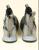 Feles Dalgıç Kumaş Özel Tasarım Fermuarlı Kadın Bot Kar Botu thumbnail 14