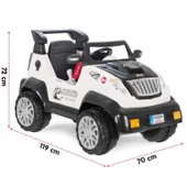Pilsan Fantastik Uzaktan Kumandalı Akülü Araba 12 Volt 05-234 Beyaz - 2