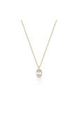 Mini Oval Baget Kolye - 1
