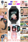 Bunnys   Sim Kartlı Akıllı Çocuk Takip Saati 4G Arama Konuşma Özellikli Konum Takibi HEDİYELİ - 1