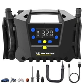Michelin MC34259 11.1Volt/2.5Ah.120PSI Ayarlanabilir Dijital Basınç Göstergeli Şarjlı Lastik&Yatak Şişirme Pompası - 1