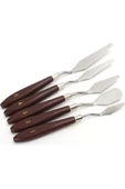 SENİNDÜŞLERİN - Resim Spatula Seti, Metal Spatula 5'li (painting Knife) - 1
