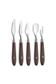 SENİNDÜŞLERİN - Resim Spatula Seti, Metal Spatula 5'li (painting Knife) - 2