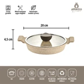Astral 6 Parça Döküm Sahan Seti - Cappucino - 3