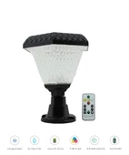 30w Solar Kristal Bahçe Aydınlatması 3 Renk Işık - Kumandalı - 1