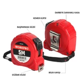 WORKPRO WP261003 5Mx19mm Beyaz Çelik Şerit Metre thumbnail 5