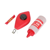 WORKPRO WP329019 Çizim İpi Seti 115gr Kırmızı Çizim İpi Boyası + Mini Su Terazisi + 30M Çizim İpi - 2