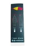 Üniversal Motosiklet Led Sinyal Üçgen Takımı Sarı - 3