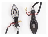 Üniversal Motosiklet Led Sinyal Üçgen Takımı Sarı - 1