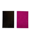 2'li Avantaj Paketi Timsah Derisi Desenli Pasaport Kılıfı - 1