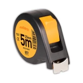 Şerit Metal Bükülebilir Metre 5 metre En 25 mm Düğmeli Ölçüm Ölçme Plastik Kasalı Soft Helix thumbnail 2