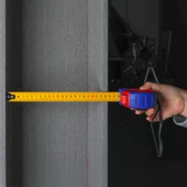 WORKPRO WP261041 5Mx25mm Naylon Kaplama Sarı Çift Taraflı Manyetik Çelik Şerit Metre - 5